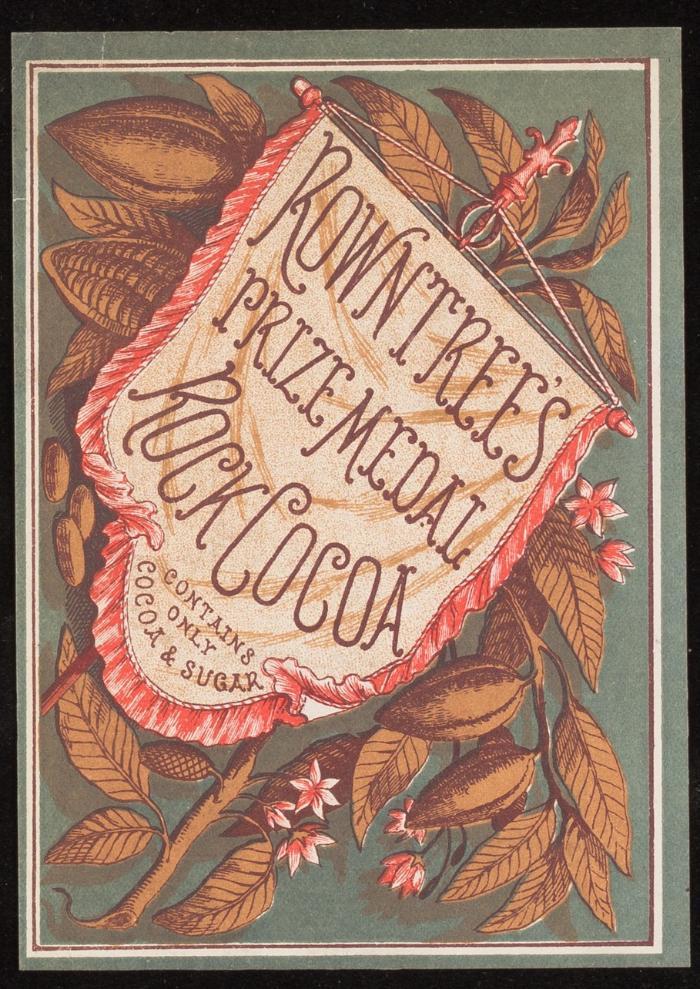 Advertisement for Rowntree's prize winning Rock Cocoa